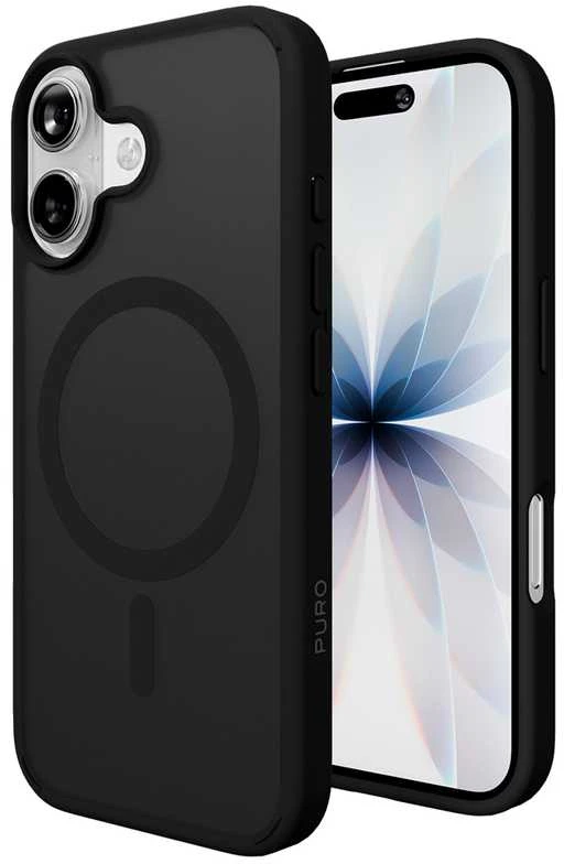 Puro Gradient TPU MagSafe suderinamas dėklas skirtas iPhone 17 – juodos spalvos