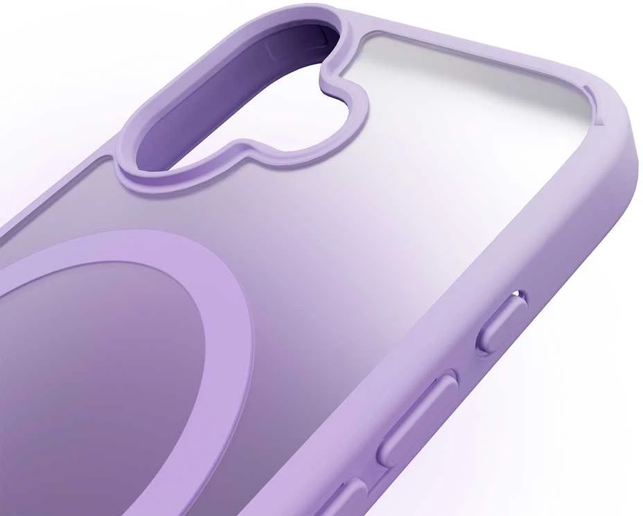 Puro Gradiento TPU „MagSafe“ suderinamas dėklas, skirtas „iPhone 17“ - Violetinė