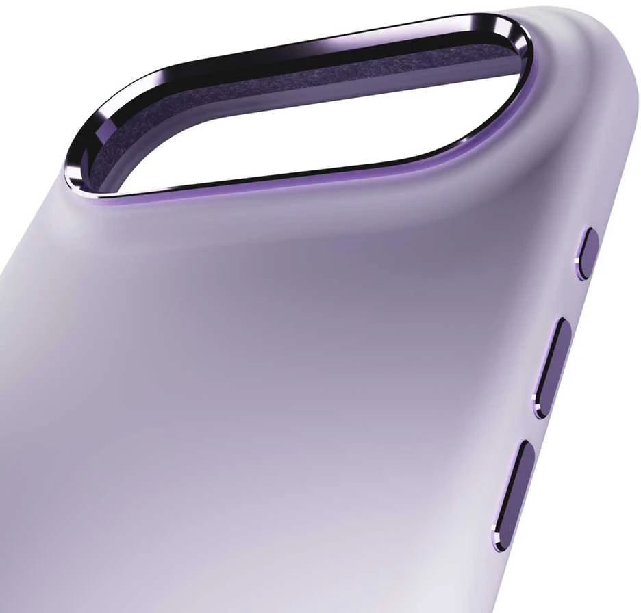 Puro Pure Icon Mag Pro Liquid Silicone dėklas skirtas Apple iPhone 17 Air, MagSafe Compatible, with Camera Protection and Aluminum Mygtukai – rožinės spalvos