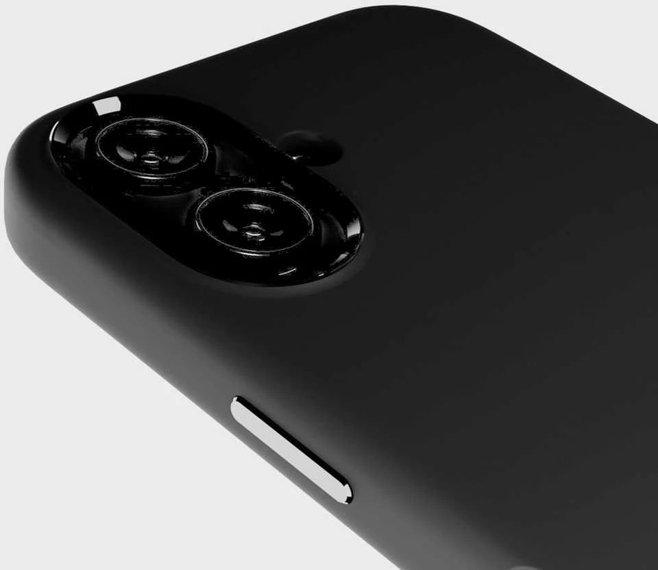 Silikoninis Puro Icon Mag Pro MagSafe Apple iPhone 16 – dėklas telefonui juodos spalvos