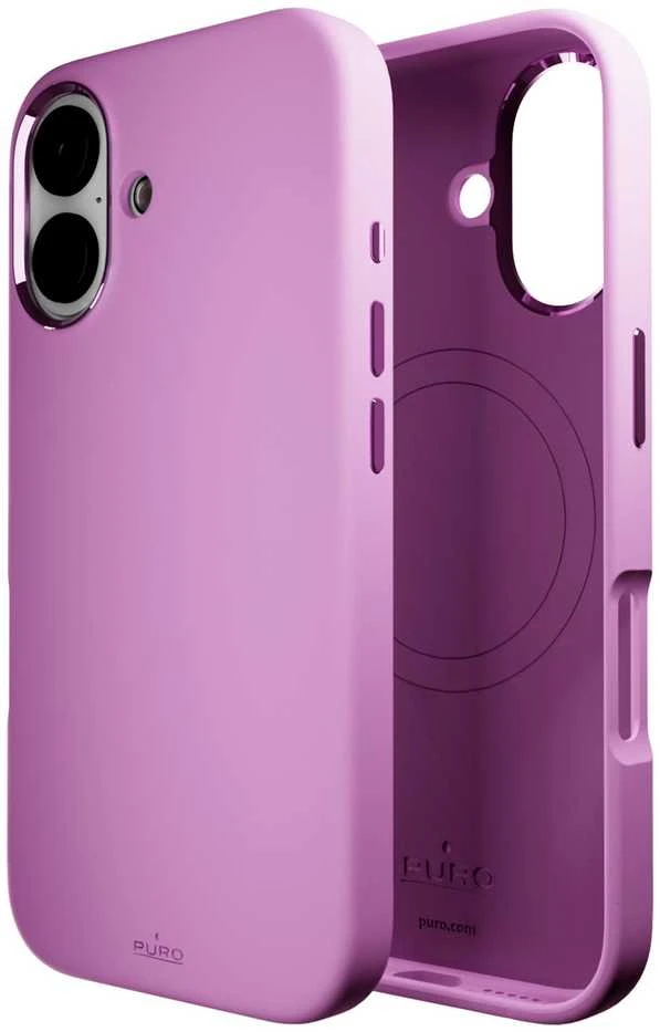 iPhone 16 silikoninis dėklas PURO, ICON MAG PRO, rožinis / PUIPC1661ICONMPROSE / 2512399
