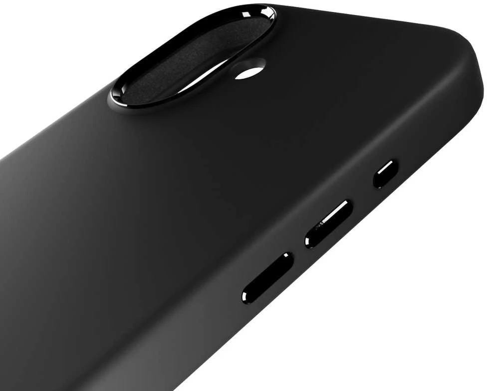 Silikoninis Puro Icon Mag Pro MagSafe Apple iPhone 16 – dėklas telefonui juodos spalvos