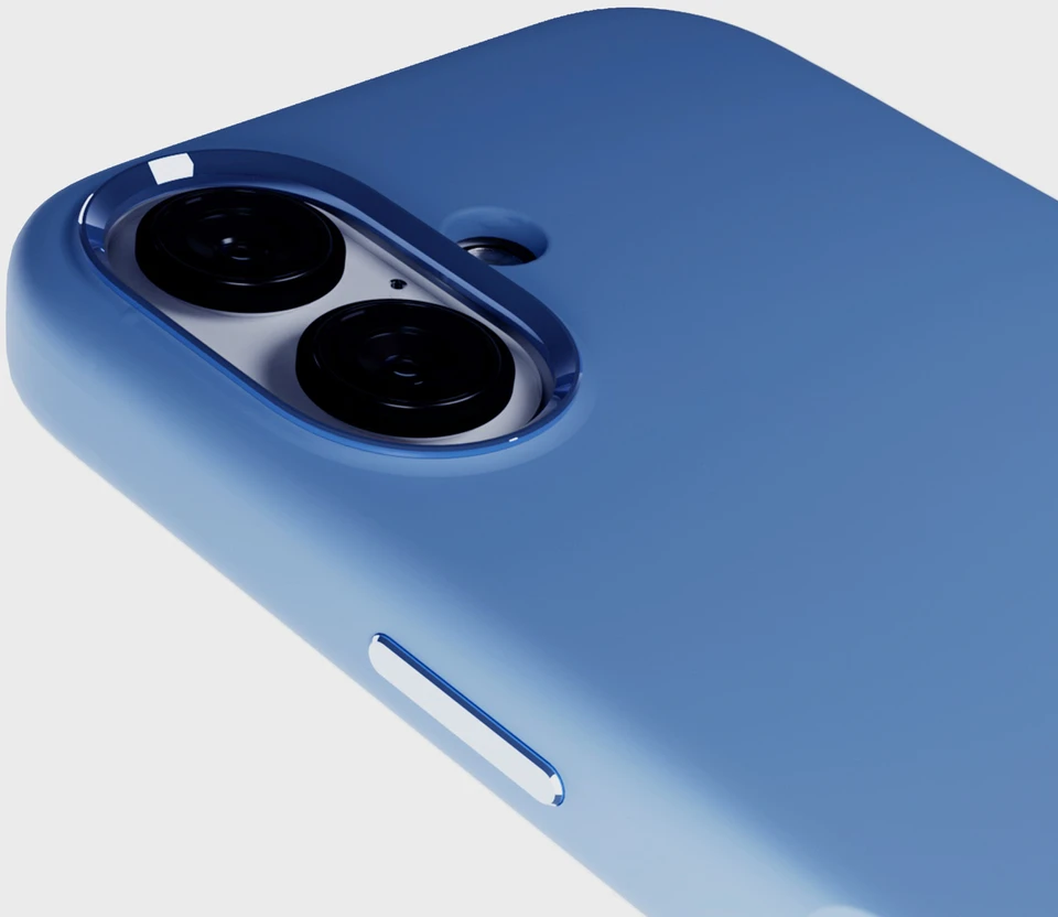 Silikoninis Puro Icon Mag Pro MagSafe Apple iPhone 16 - dėklas telefonui mėlynos spalvos