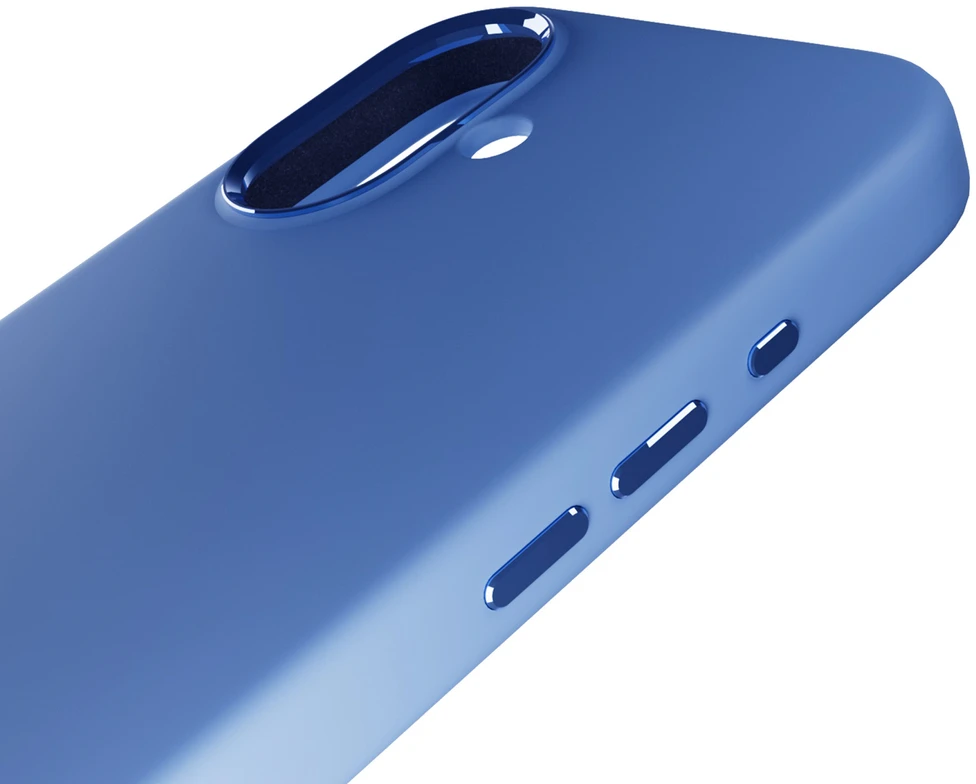 Silikoninis Puro Icon Mag Pro MagSafe Apple iPhone 16 - dėklas telefonui mėlynos spalvos
