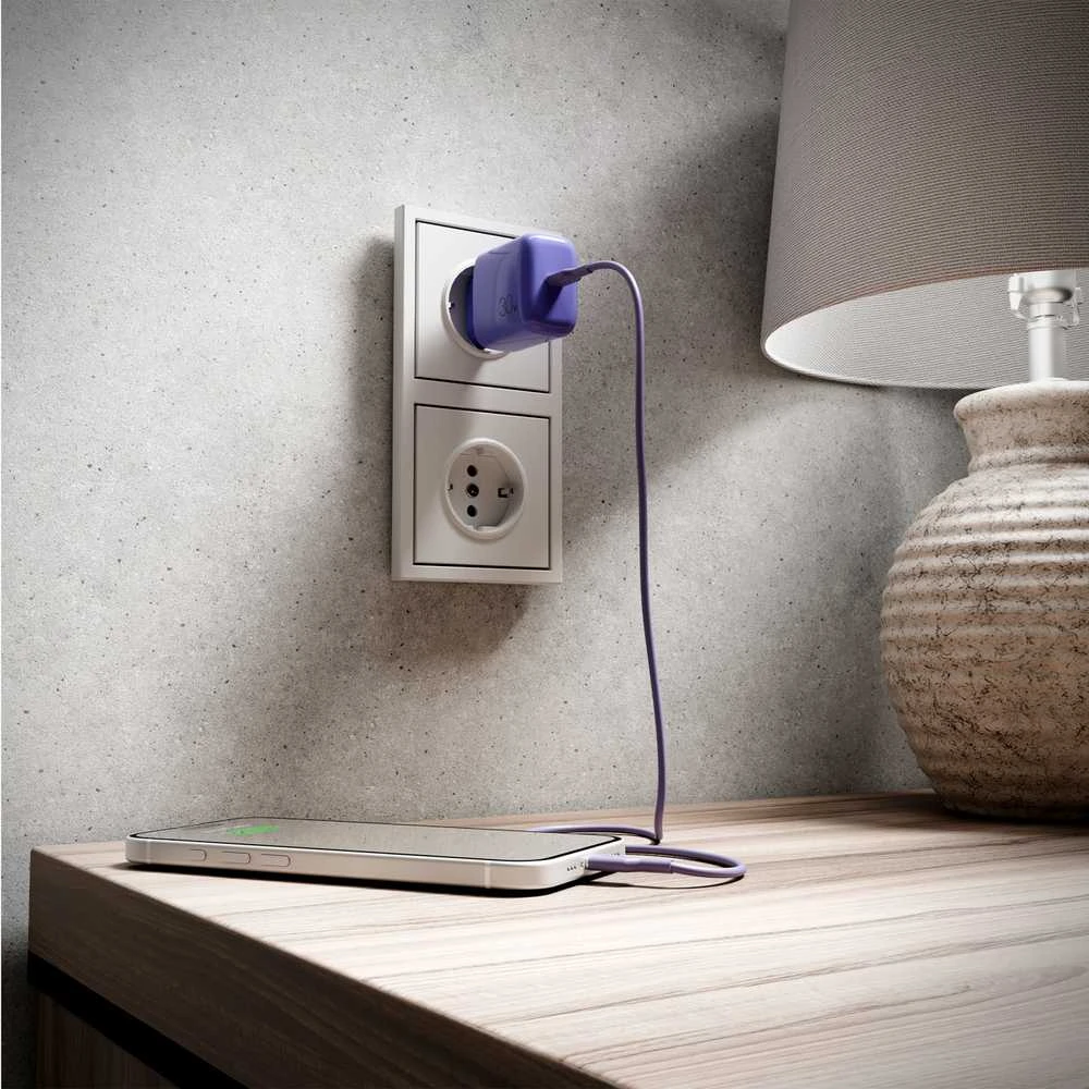 Puro ICON USB-C - USB-C Cable 1.5m - Violetinė