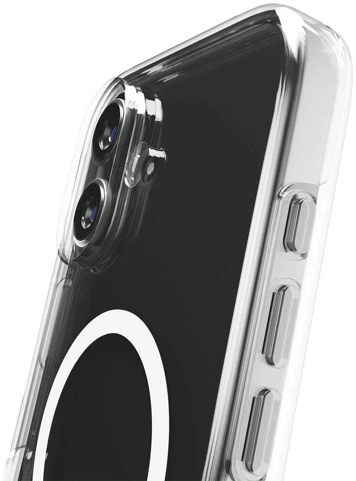 Puro Impact Clear D3O TPU+PC suderinamas su MagSafe dėklas skirtas Apple iPhone 17 – skaidrus