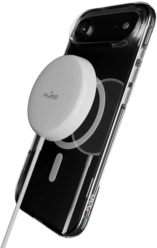 Puro Impact Clear D3O TPU+PC suderinamas su MagSafe dėklas skirtas Apple iPhone 17 Air – skaidrus