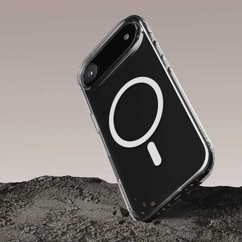 Puro Impact Clear D3O TPU+PC suderinamas su MagSafe dėklas skirtas Apple iPhone 17 Air – skaidrus