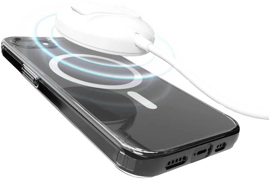Puro Cover in TPU+PC „LITE MAG” with Magsafe Apple iPhone 16E, dėklas telefonui skaidrus