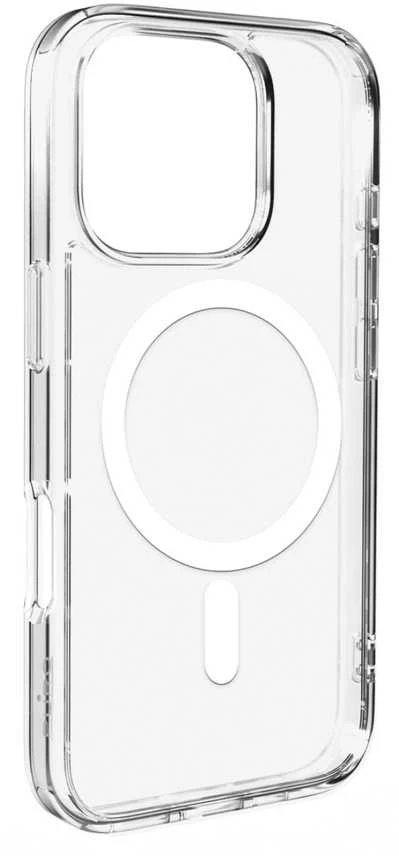 Silikoninis Puro Lite Mag MagSafe Apple iPhone 16 Pro Max – dėklas telefonui skaidrus
