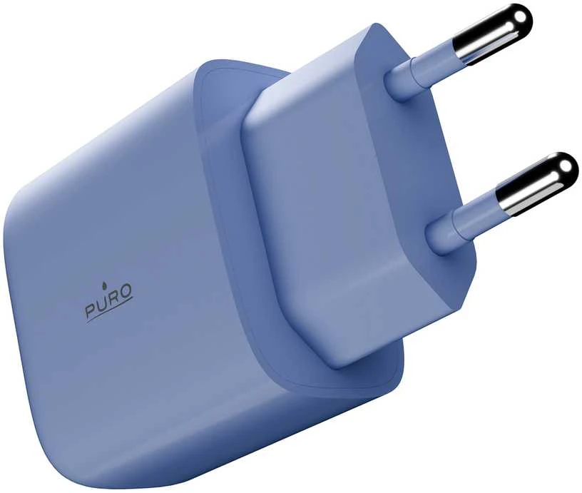 Puro Pro Lite 30W USB-C sieninis įkroviklis - Mėlyna