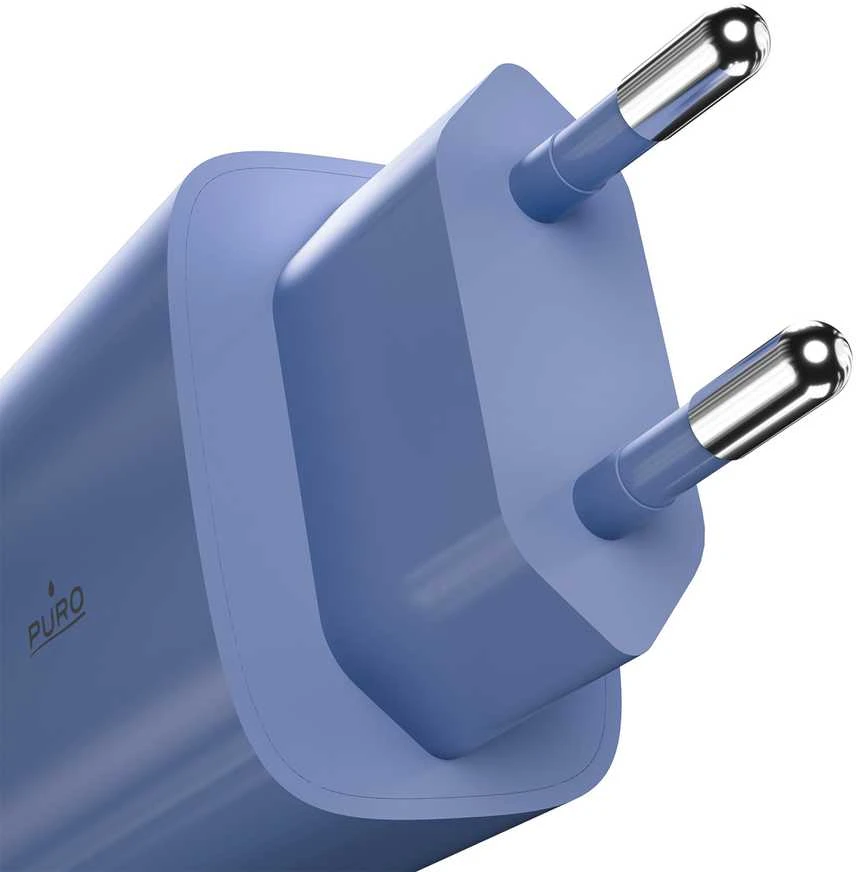 Puro Pro Lite 30W USB-C sieninis įkroviklis - Mėlyna