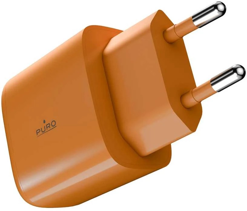 Puro Pro Lite 30W USB-C sieninis įkroviklis - Oranžinis