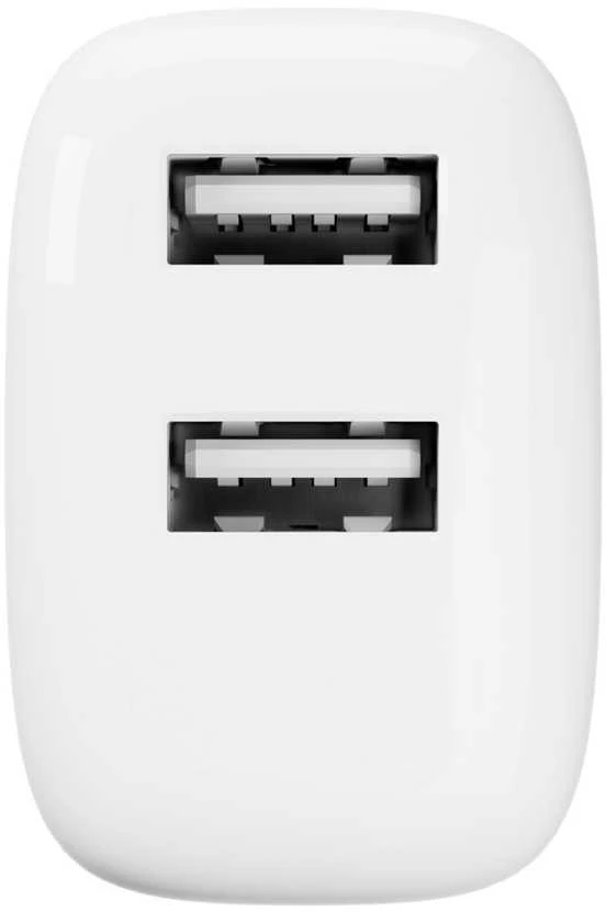 Puro PROLITE 10W 2x USB-A laidinis įkroviklis - baltos spalvos