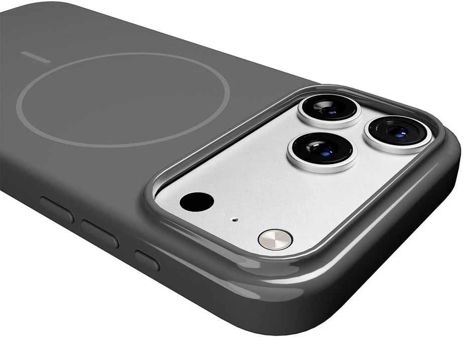 Puro Pulse Protective dėklas skirtas Apple iPhone 17 Pro Max Polycarbonate – pilkos spalvos