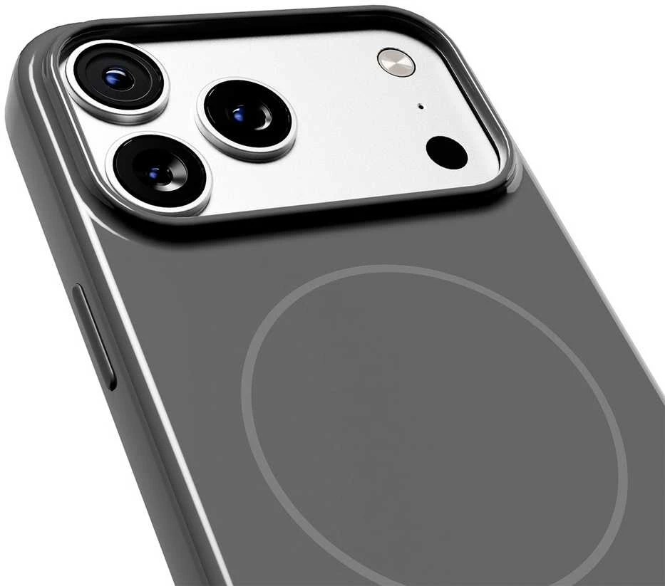 Puro Pulse Protective dėklas skirtas Apple iPhone 17 Pro Max Polycarbonate – pilkos spalvos