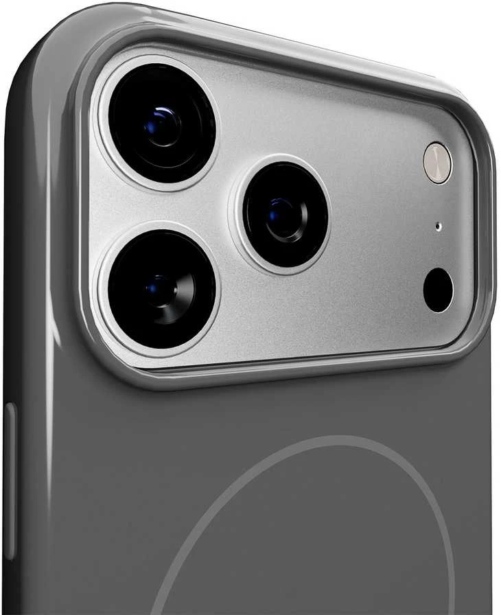 Puro Pulse Protective dėklas skirtas Apple iPhone 17 Pro Max Polycarbonate – pilkos spalvos