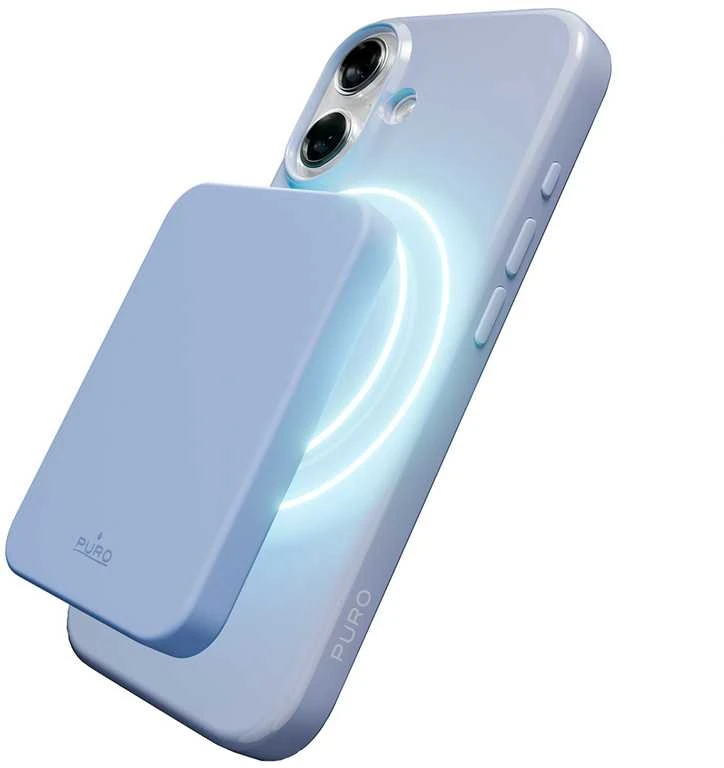 Dėklas Puro Pulse iPhone 17 polycarbonate protective case - mėlynas