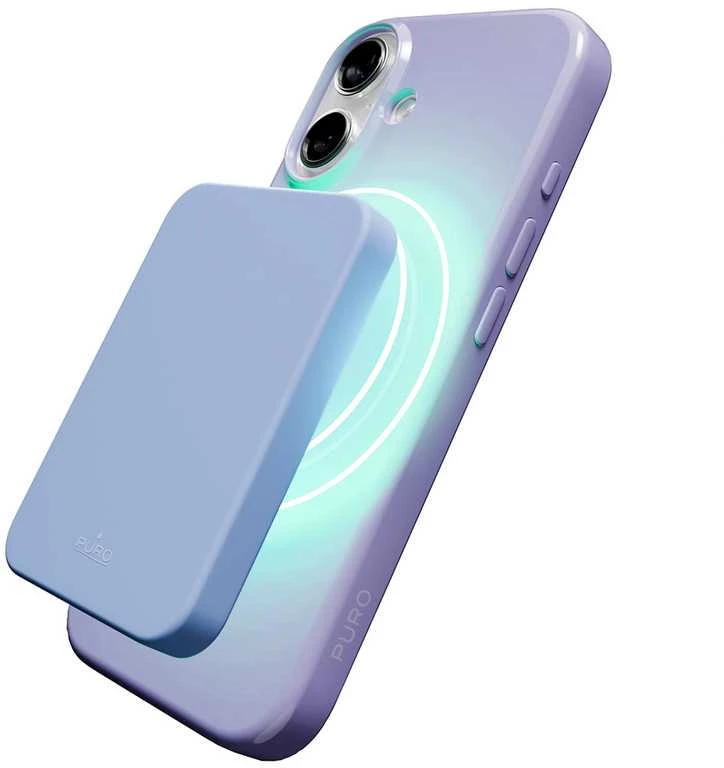 Puro Pulse Apple iPhone 17 polycarbonate protective dėklas – rožinės spalvos