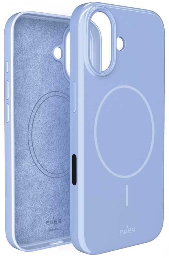 Puro Pulse Apple iPhone 17 polycarbonate protective dėklas – mėlynos spalvos