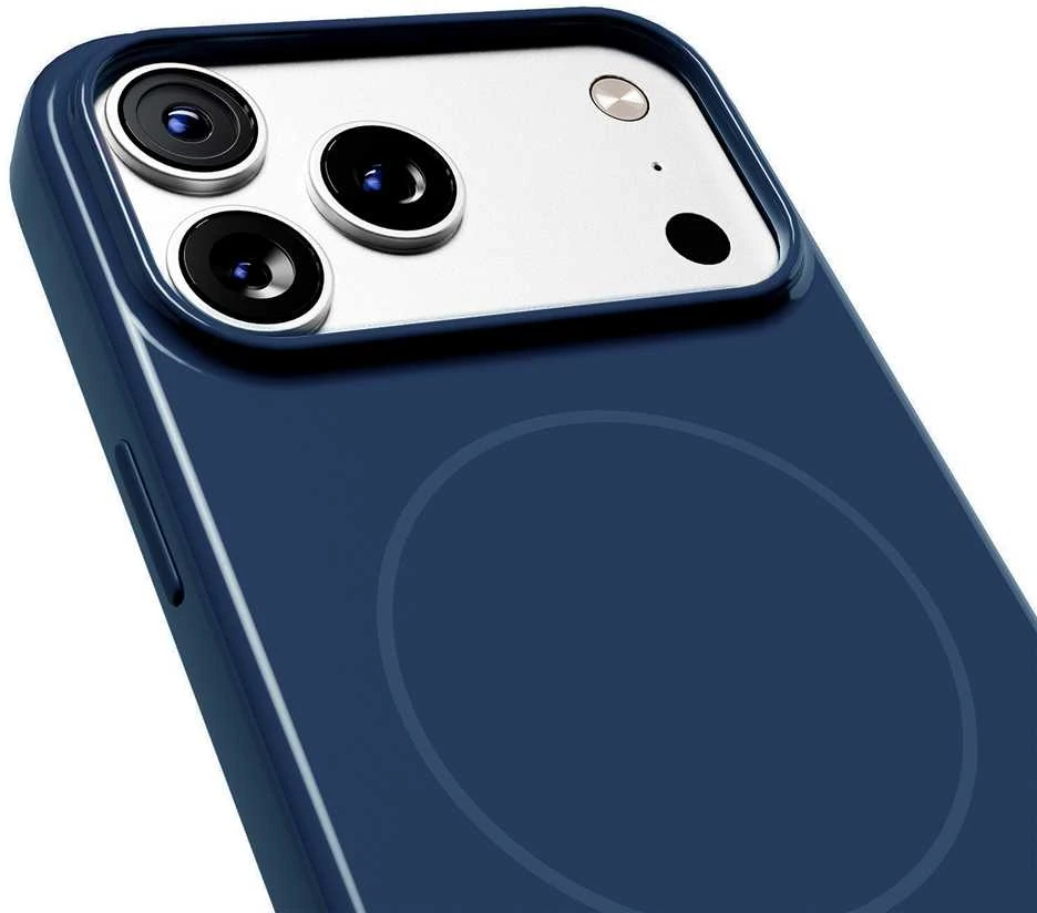 Puro Pulse Apple iPhone 17 Pro Polycarbonate Protective dėklas - mėlynos spalvos