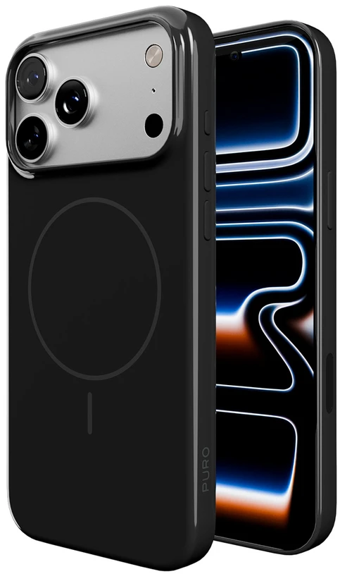 Puro Pulse Protective dėklas skirtas Apple iPhone 17 Pro Max Polycarbonate - juodos spalvos