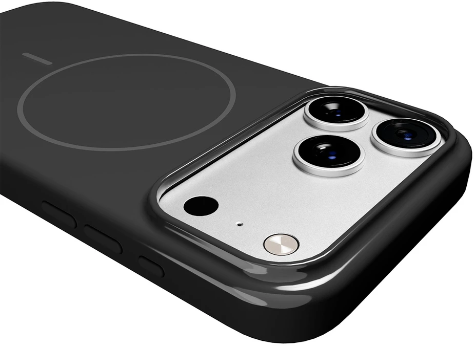 Puro Pulse Protective dėklas skirtas Apple iPhone 17 Pro Max Polycarbonate - juodos spalvos