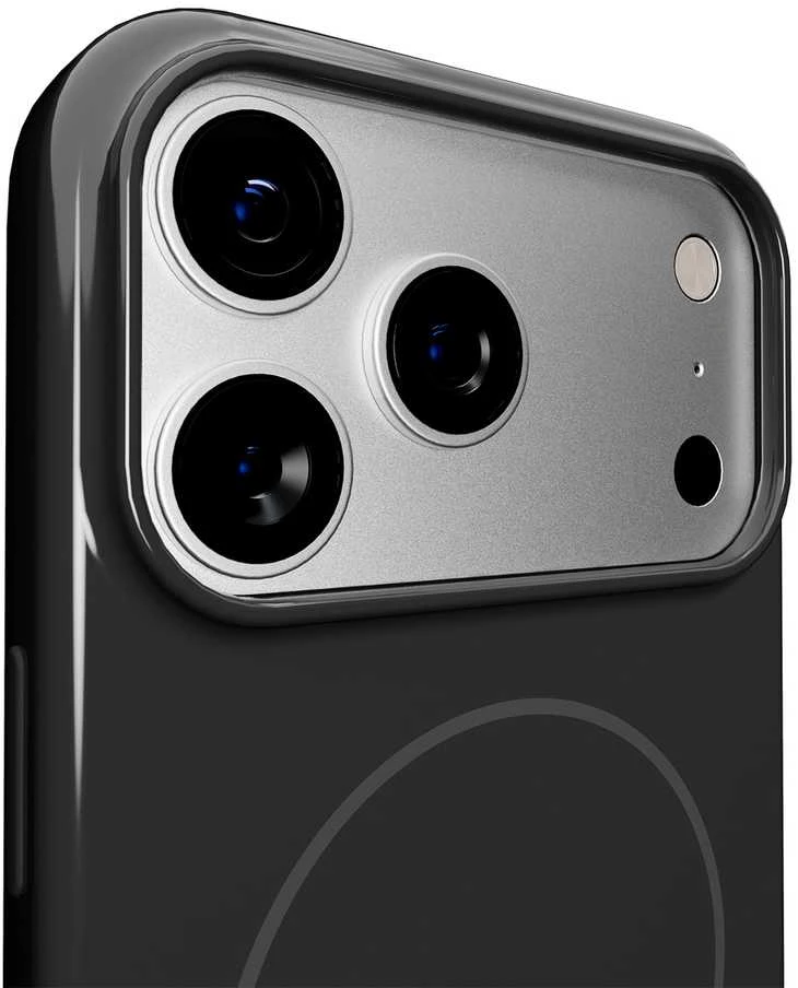 Puro Pulse Protective dėklas skirtas Apple iPhone 17 Pro Polycarbonate – juodos spalvos