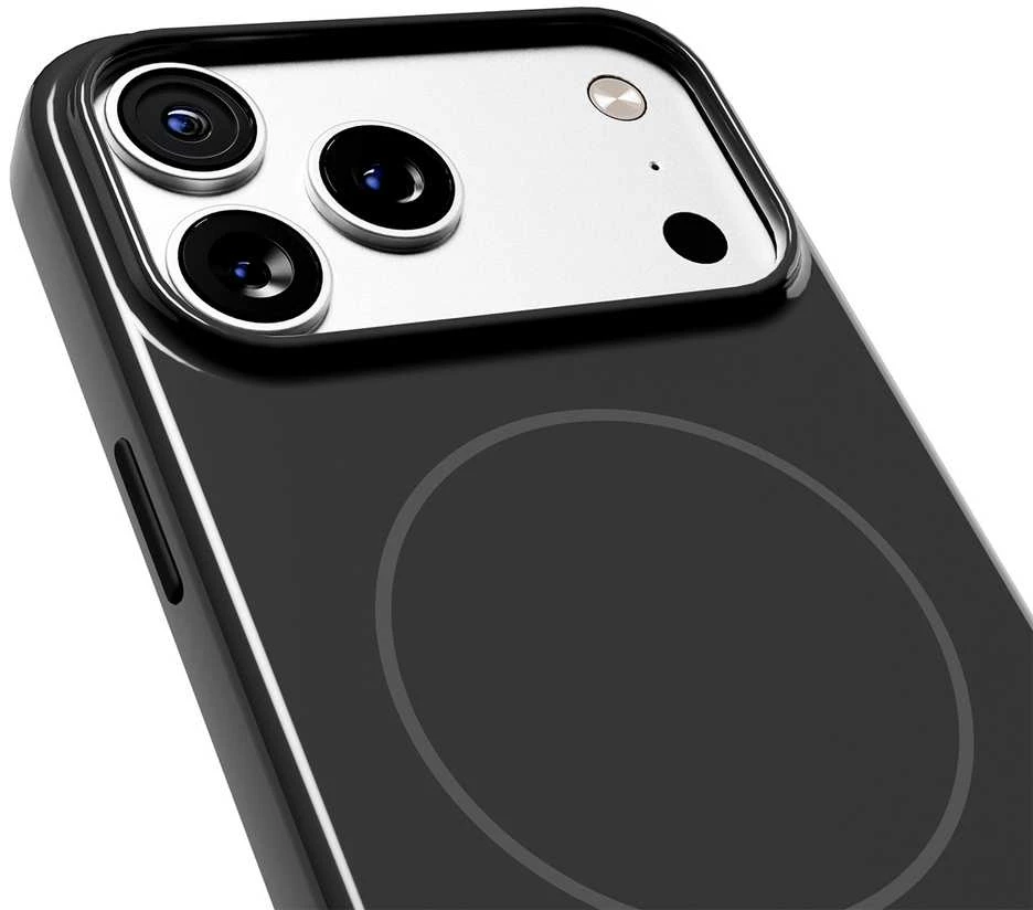 Puro Pulse Protective dėklas skirtas Apple iPhone 17 Pro Polycarbonate – juodos spalvos