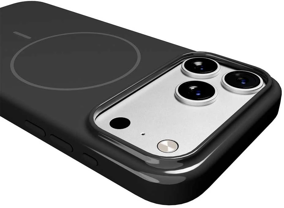 Puro Pulse Protective dėklas skirtas Apple iPhone 17 Pro Polycarbonate – juodos spalvos