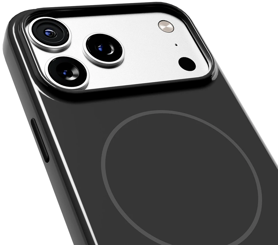 Puro Pulse Protective dėklas skirtas Apple iPhone 17 Pro Max Polycarbonate - juodos spalvos