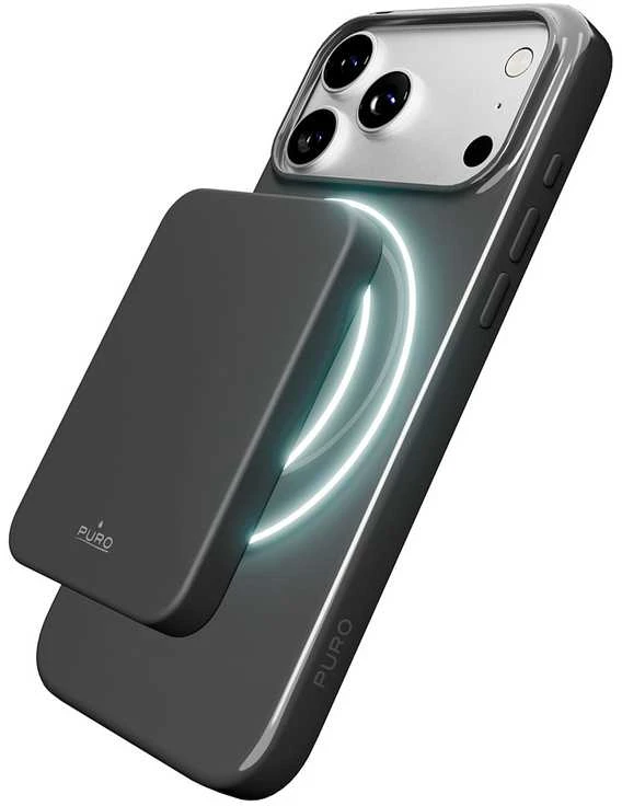 Puro Pulse Protective dėklas skirtas Apple iPhone 17 Pro Polycarbonate – juodos spalvos