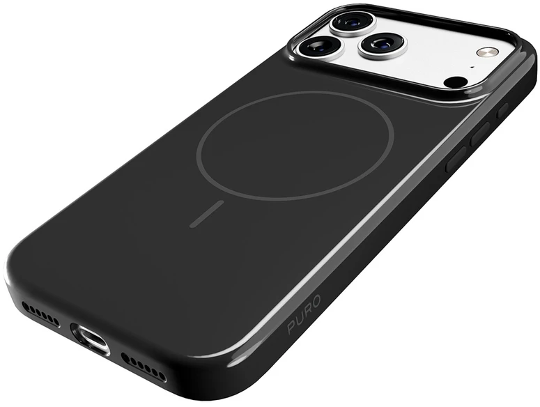 Puro Pulse Protective dėklas skirtas Apple iPhone 17 Pro Max Polycarbonate - juodos spalvos