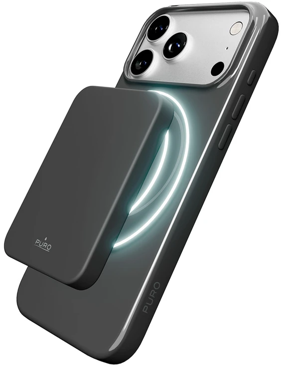 Puro Pulse Protective dėklas skirtas Apple iPhone 17 Pro Max Polycarbonate - juodos spalvos