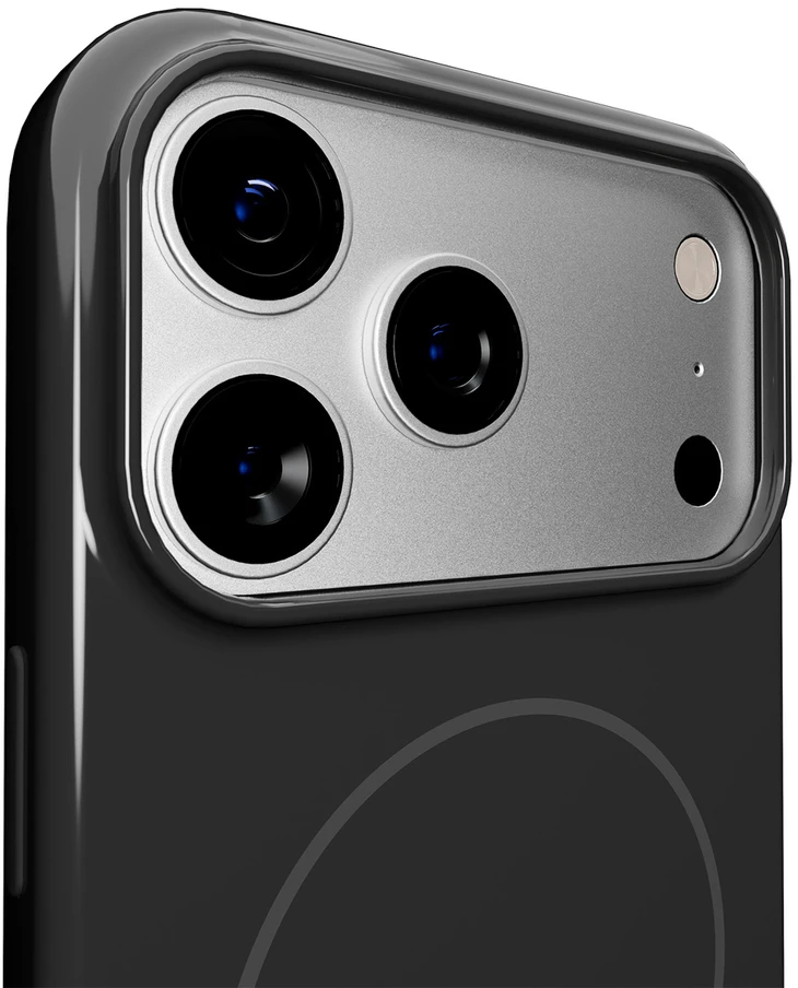 Puro Pulse Protective dėklas skirtas Apple iPhone 17 Pro Max Polycarbonate - juodos spalvos