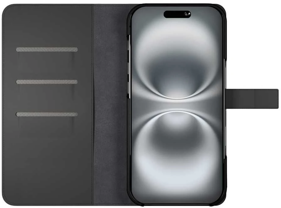 Puro Wallet Detachable MagSafe 2in1 Apple iPhone 16 Pro - dėklas telefonui juodos spalvos
