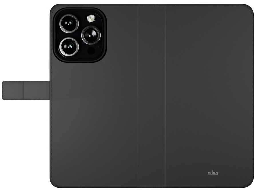 Puro Wallet Detachable MagSafe 2in1 Apple iPhone 16 Pro - dėklas telefonui juodos spalvos