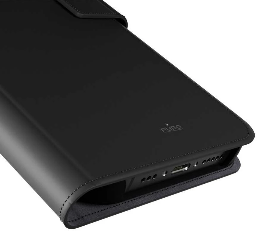 Puro Wallet Detachable MagSafe 2in1 Apple iPhone 16 Pro - dėklas telefonui juodos spalvos