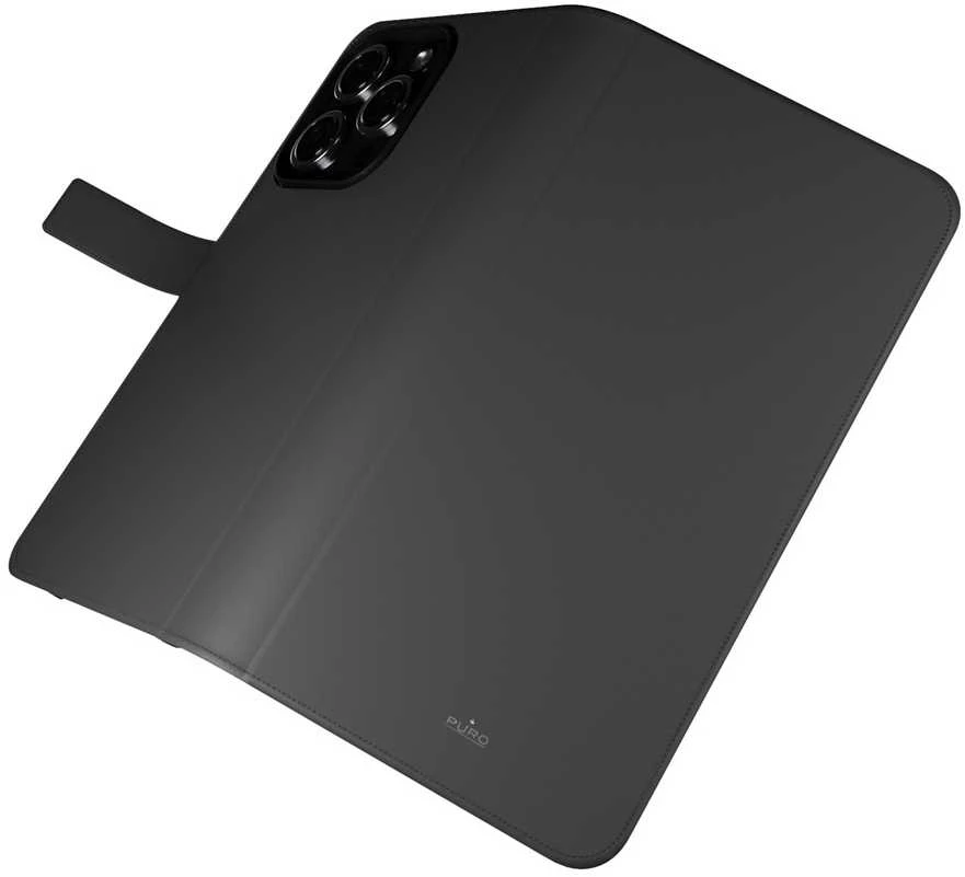 Puro Wallet Detachable MagSafe 2in1 Apple iPhone 16 Pro - dėklas telefonui juodos spalvos