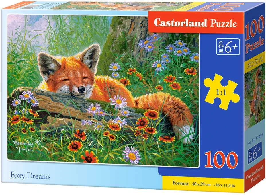 Castorland Dėlionė 100 vnt. - Miela lapė