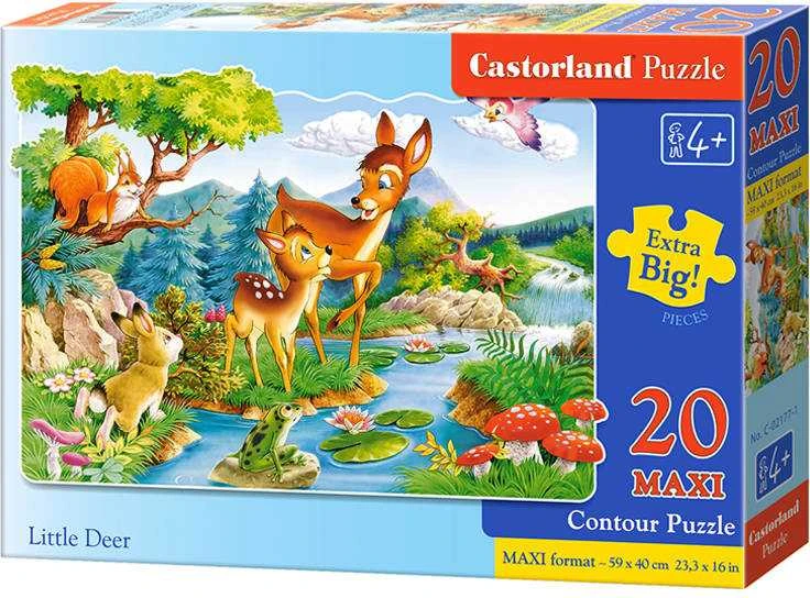 Castorland Dėlionė 20 vnt. - Mažasis elniukas