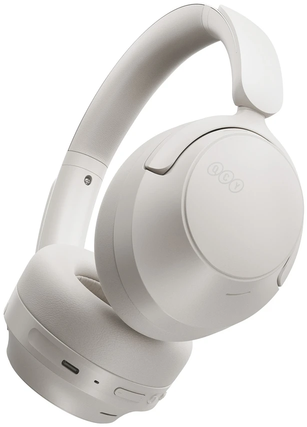 QCY H3S Belaidės Ant ausų uždedamos Ausinės with LDAC ir ANC Noise Cancellation - Baltas