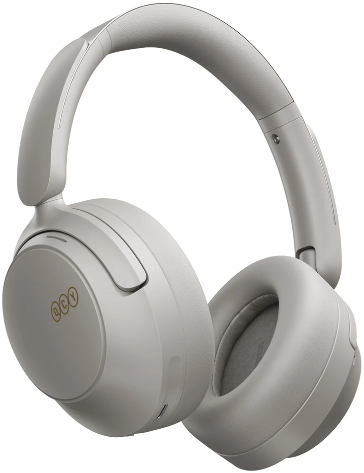 QCY H3S Belaidės Ant ausų uždedamos Ausinės with LDAC ir ANC Noise Cancellation - Pilka