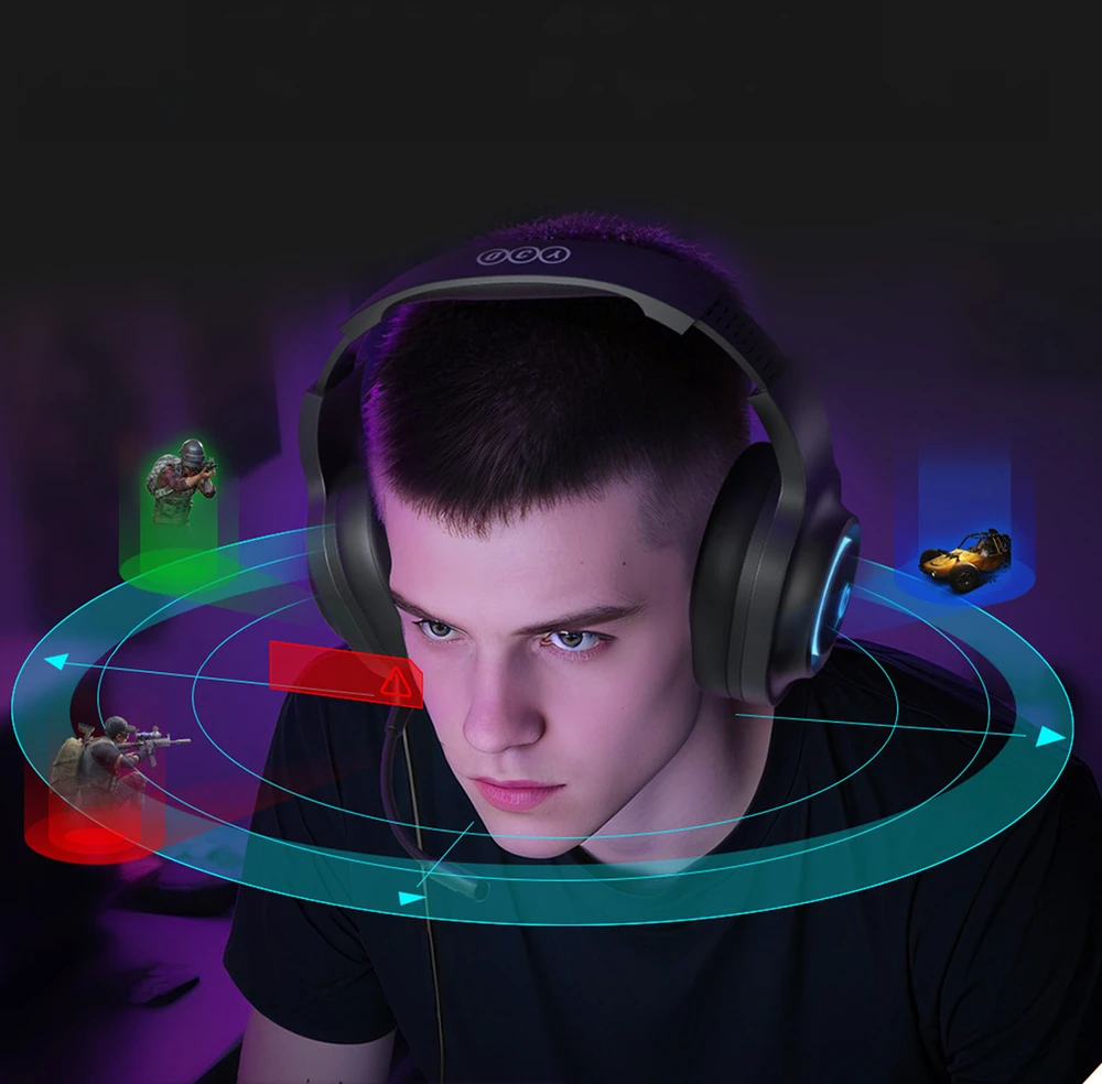 QCY Heroad V200 žaidimų ausinės