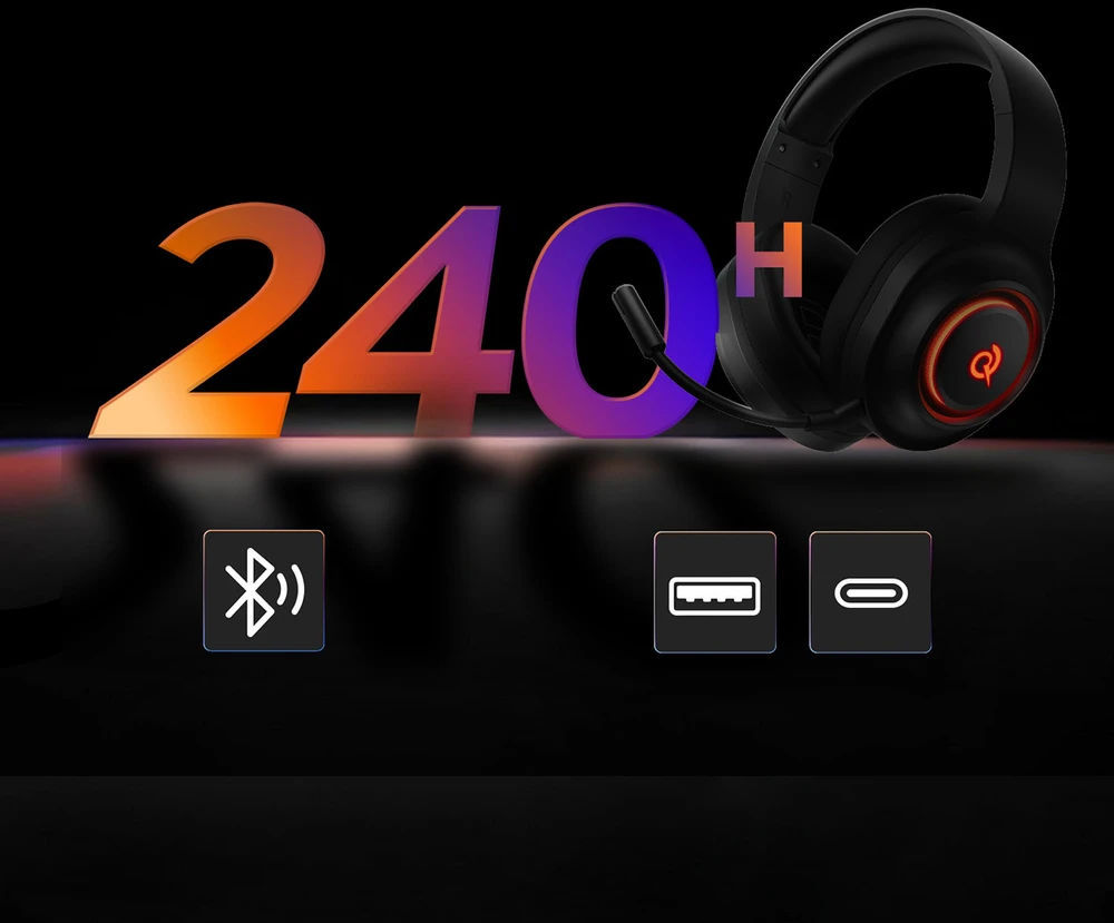 QCY Heroad V200 žaidimų ausinės