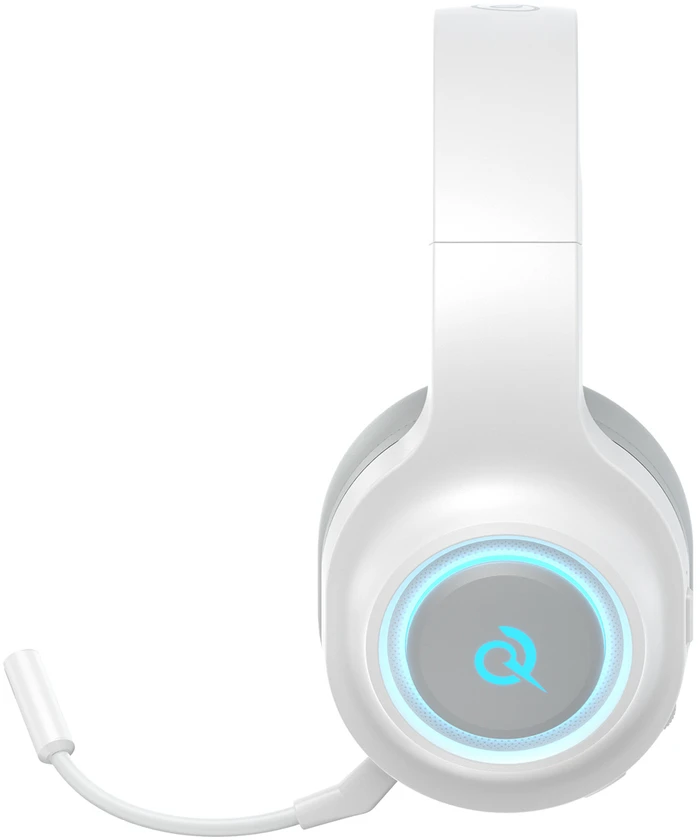Žaidimų ausinės QCY Heroad V200, baltos