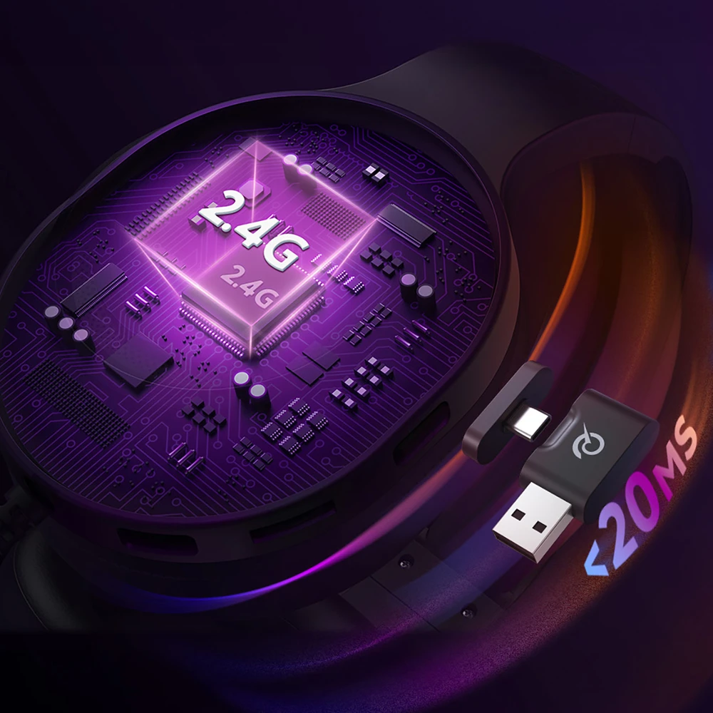 QCY Heroad V200 žaidimų ausinės