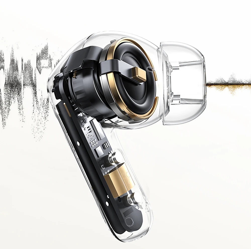 QCY MeloBuds N20 Belaidės In-Ear Noise Cancelling ANC Ausinės - Juodas