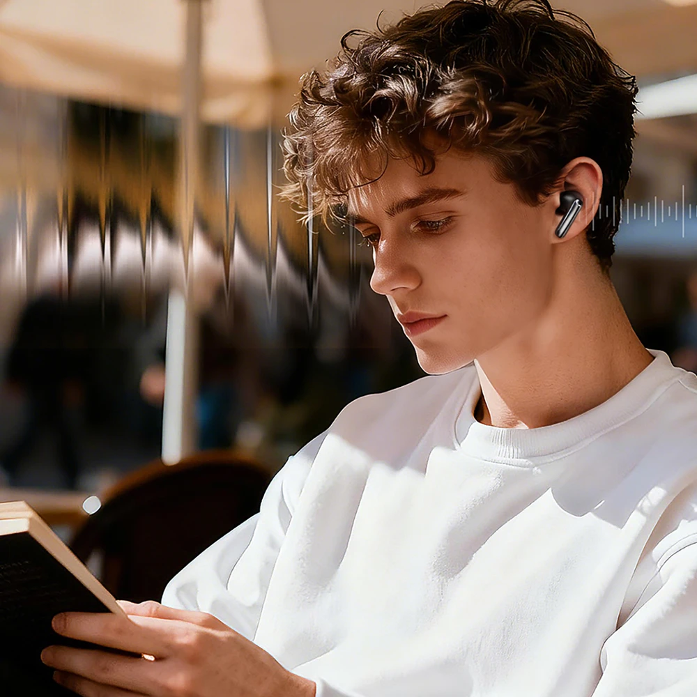 QCY MeloBuds N20 Belaidės In-Ear Noise Cancelling ANC Ausinės - Juodas