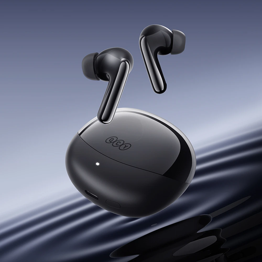 QCY Melobuds N60 In-Ear Belaidės Ausinės with LDAC AAC ir ANC Noise Cancellation - Juodas